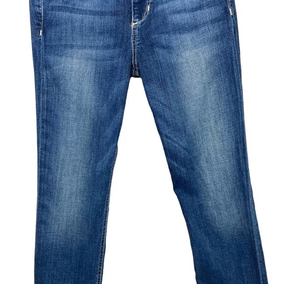Joe’s Jeans Blue Japanese Denim the Icon Ankle Midrise In Sonoe Raw Cuff Size 28 - Picture 6 of 16